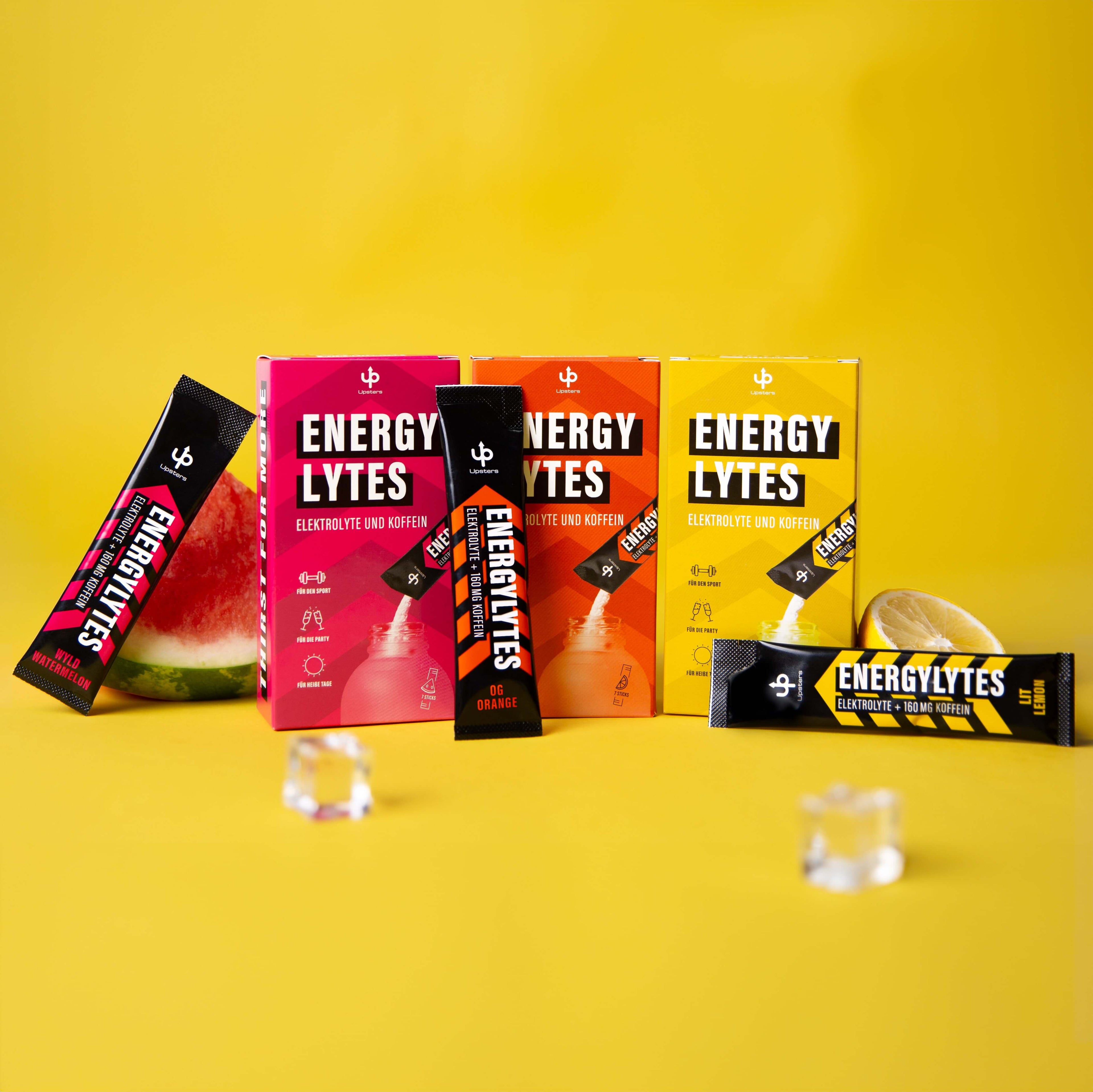 Energy Trio: Kaugummis plus Fabulous Five + Energylytes inklusive Flasche
