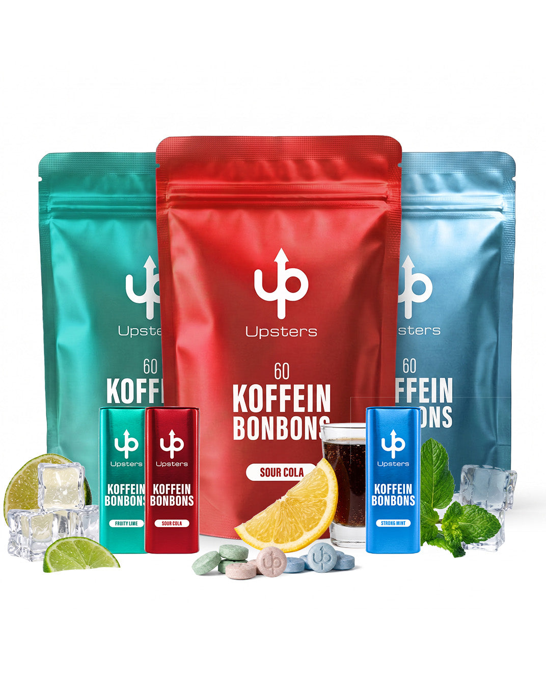 Koffeinbonbons: Alle 3 Sorten