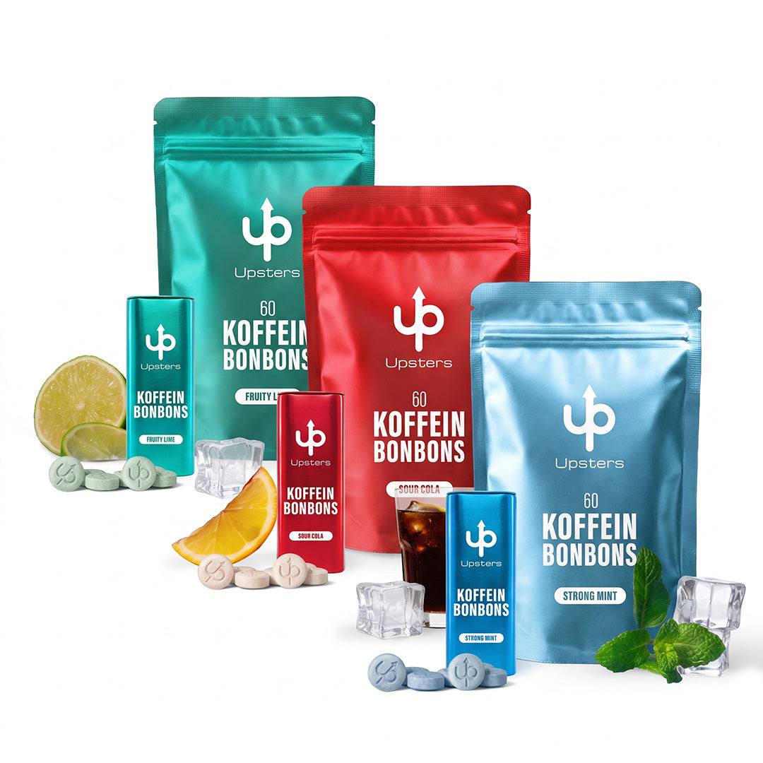 Koffeinbonbons: Alle 3 Sorten