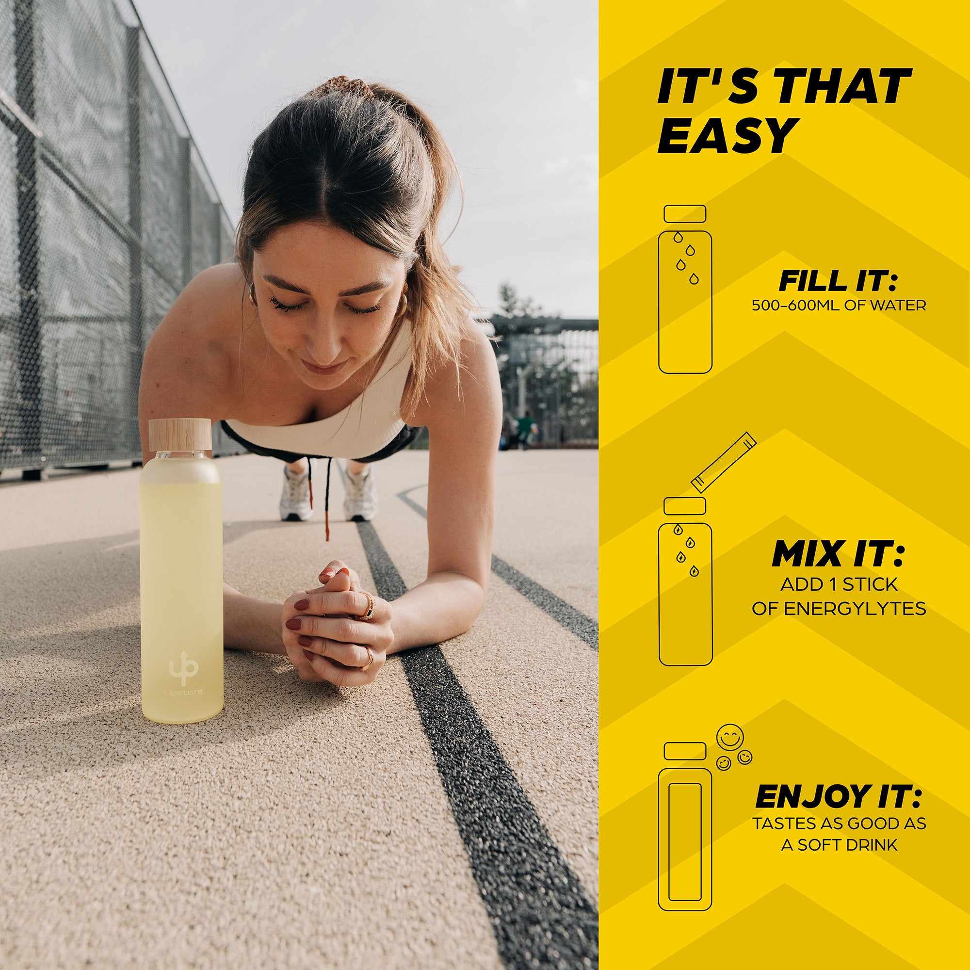 Einsteigerpaket: Energylytes Mix & Match + Glasflasche