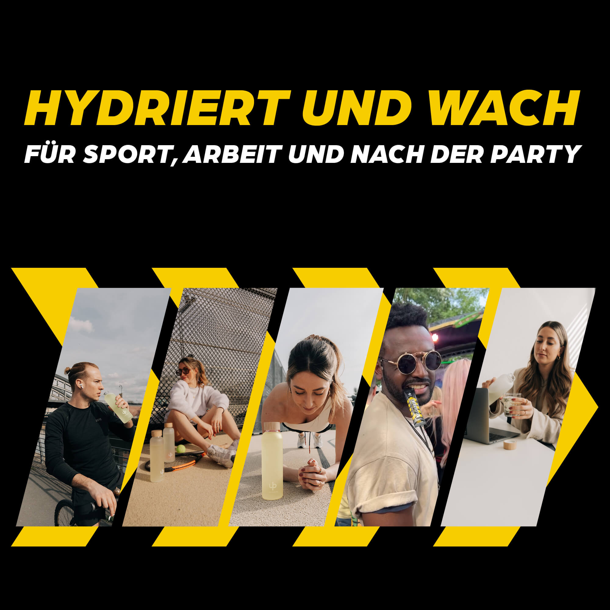 Einsteigerpaket: Energylytes Mix & Match + Glasflasche
