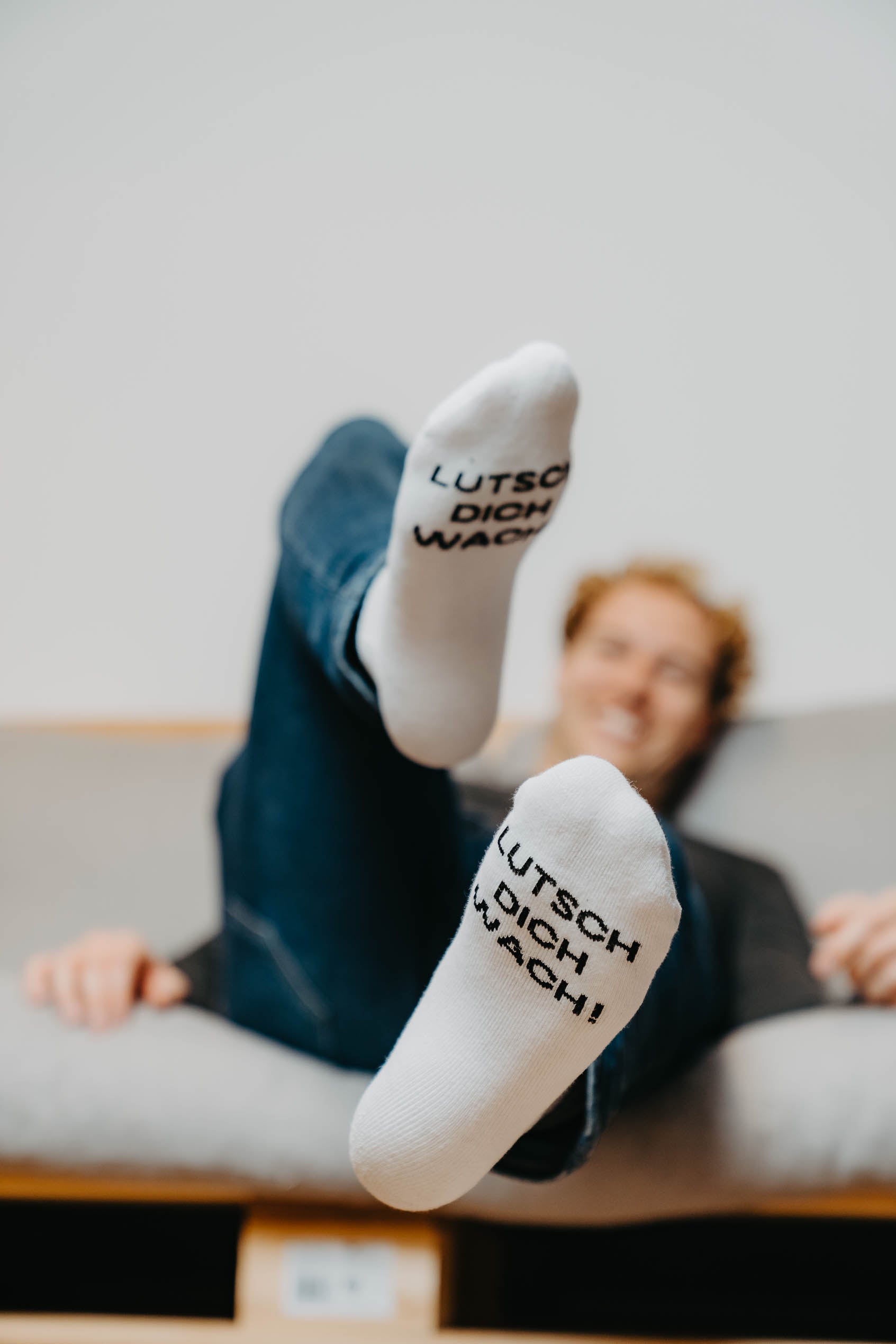 Upsters Socken "Lutsch dich wach" 43-46