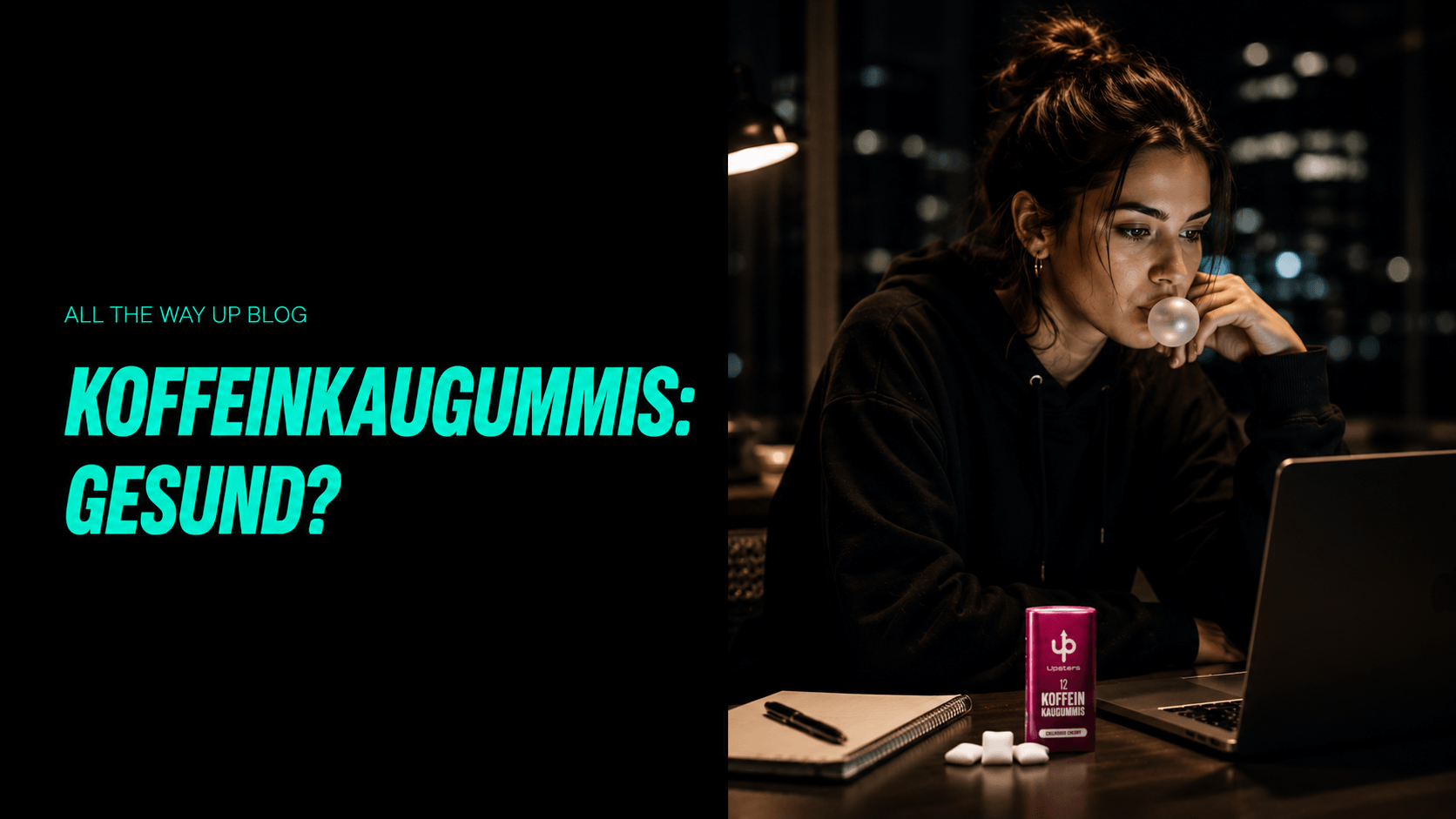 Koffeinkaugummis: Gesund oder Schädlich? Die Wahrheit über den Trend – KI-generiertes Bild