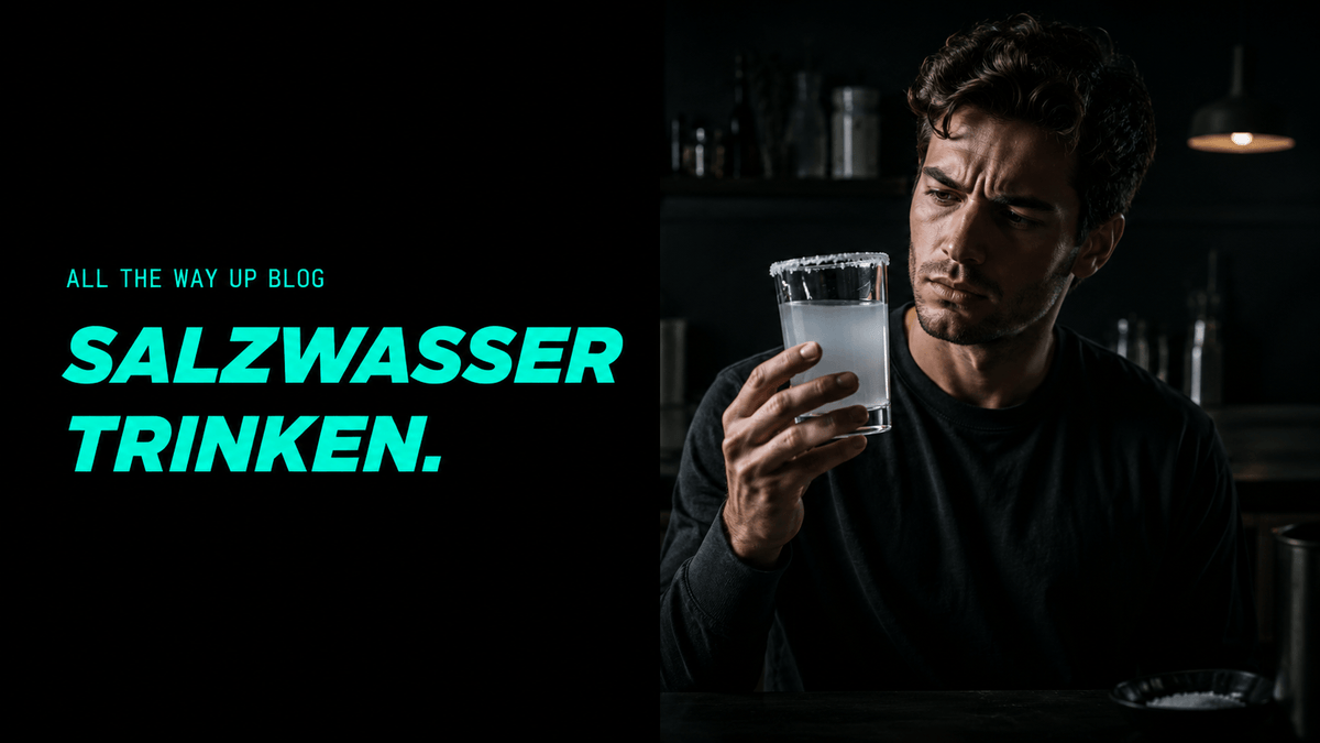 Salzwasser trinken: Risiken, Wirkung & bessere Alternative mit Elektrolyten – KI-generiertes Bild