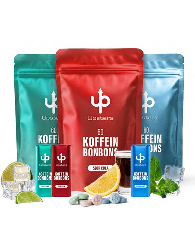Koffeinbonbons: Alle 3 Sorten