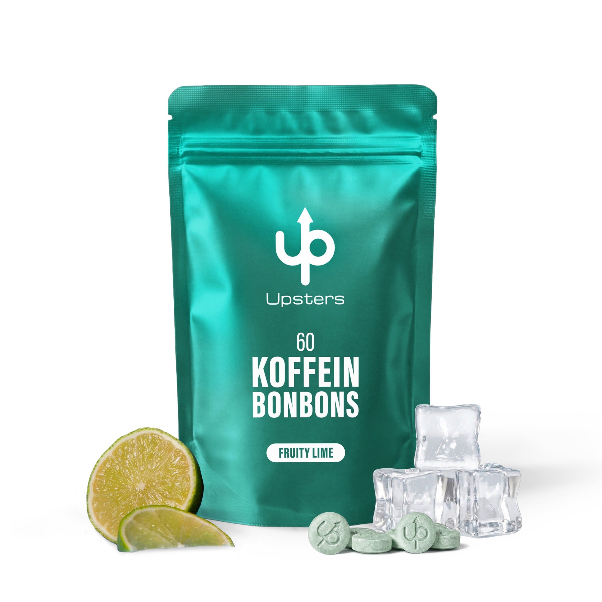 Koffeinbonbons Fruity Lime