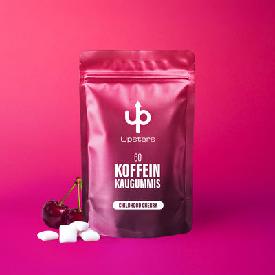Koffeinkaugummi Childhood Cherry