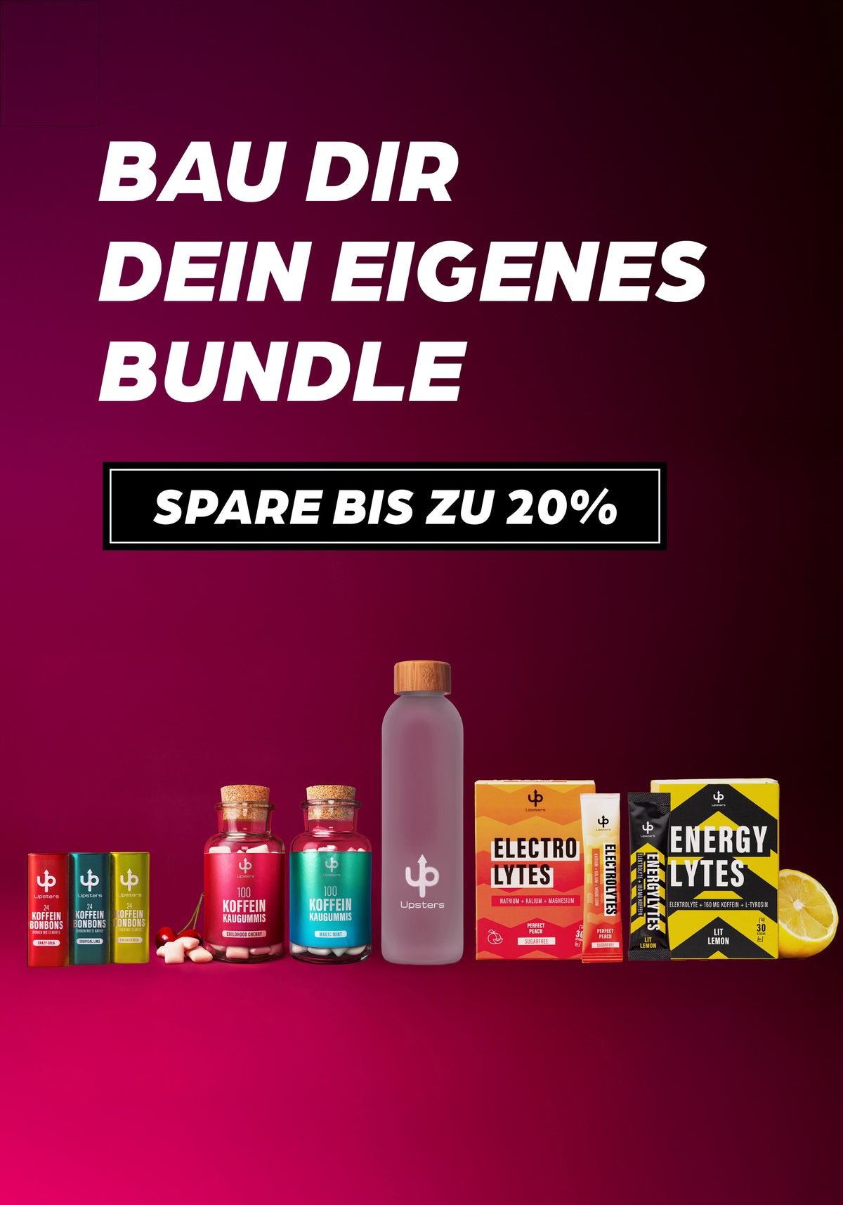 Upsters – Koffeinbonbons, Koffeinkaugummis & Elektrolyte – Upsters Energy®