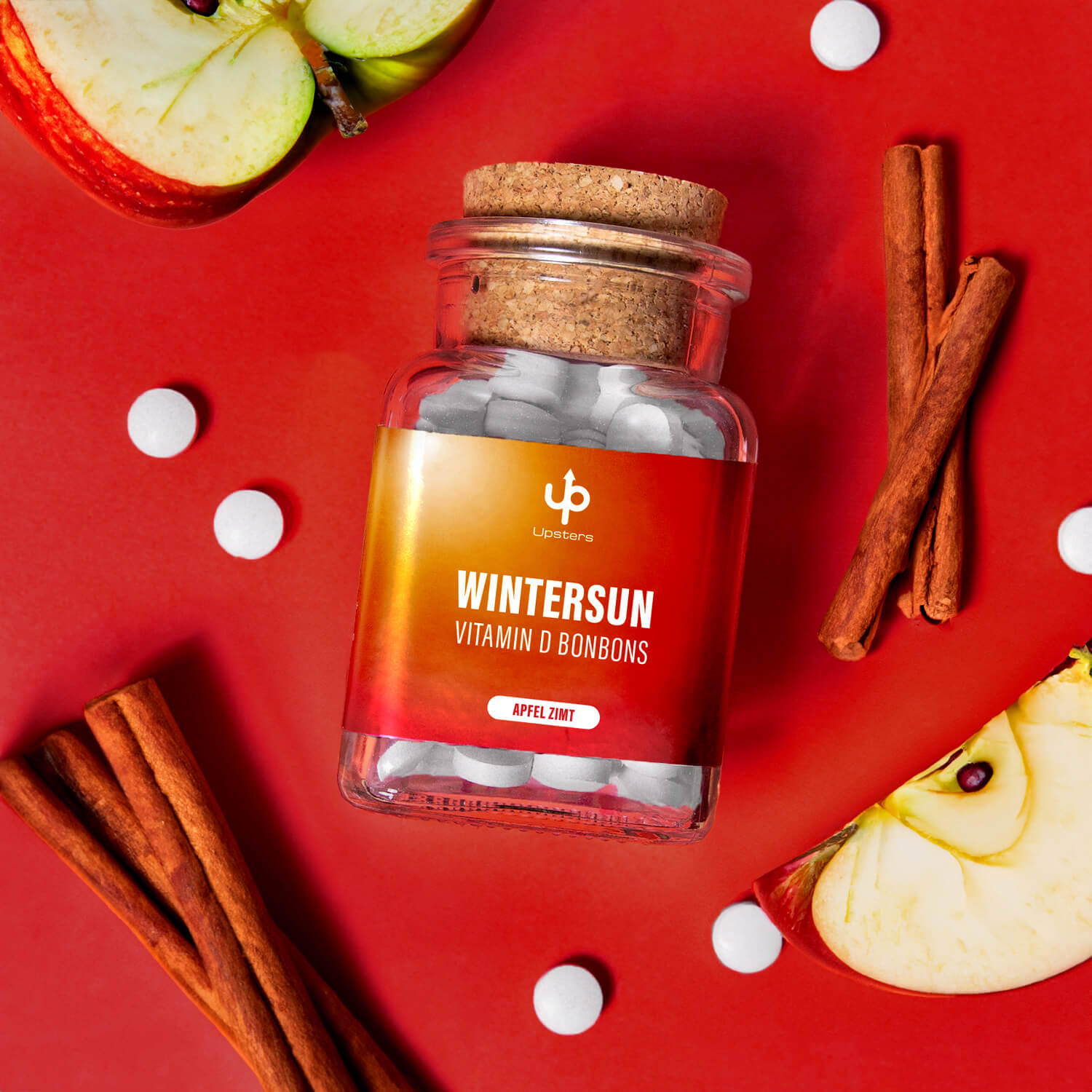 Wintersun Vitamin D-Bonbons Apfel-Zimt