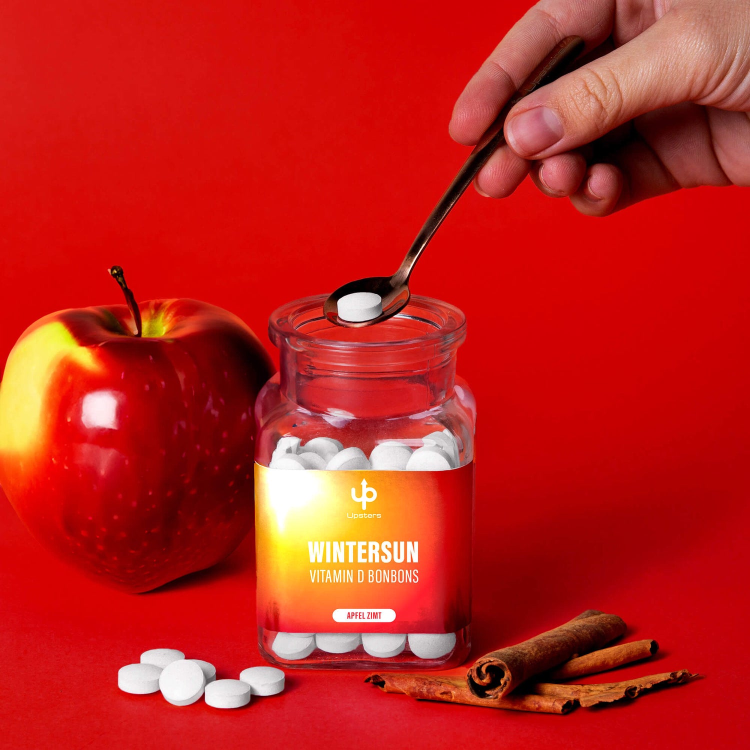 Wintersun Vitamin D-Bonbons Apfel-Zimt