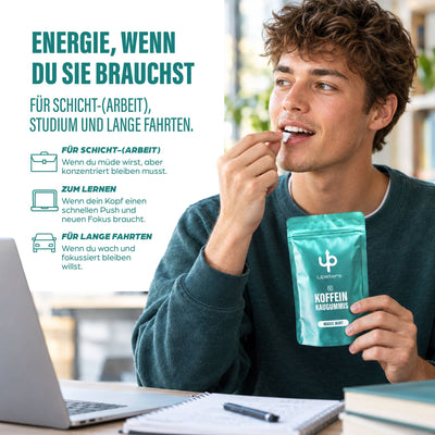 Koffeinkaugummi Magic Mint – Produktbild 3