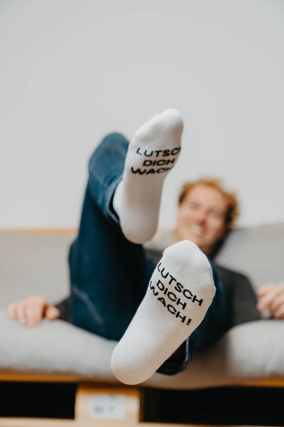 Upsters Socken "Lutsch dich wach" 43-46